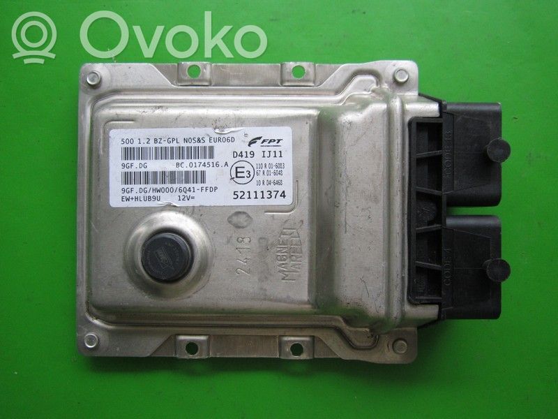 Engine control unit/module ECU   52111374,BC0174516A