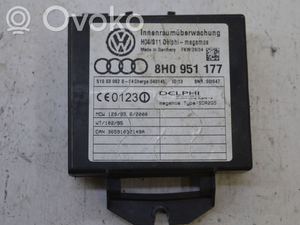 Audi A4 S4 B6 8E 8H Steuergerät Alarmanlage 