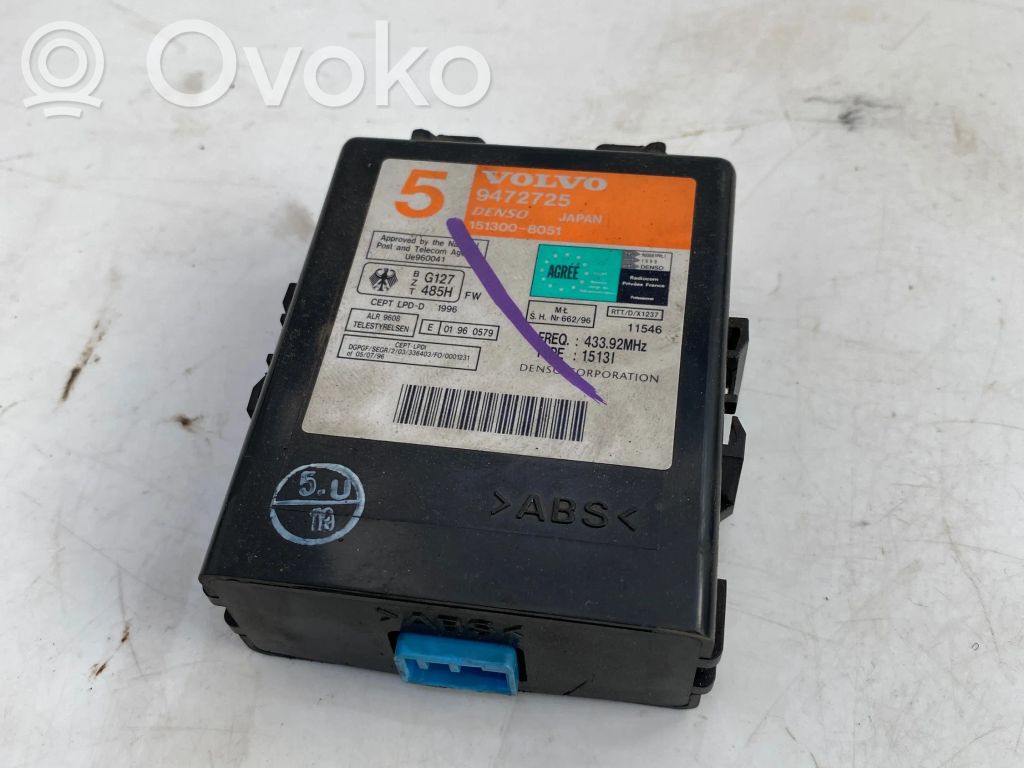 Volvo S70  V70  V70 XC Immobilizer control unit/module 