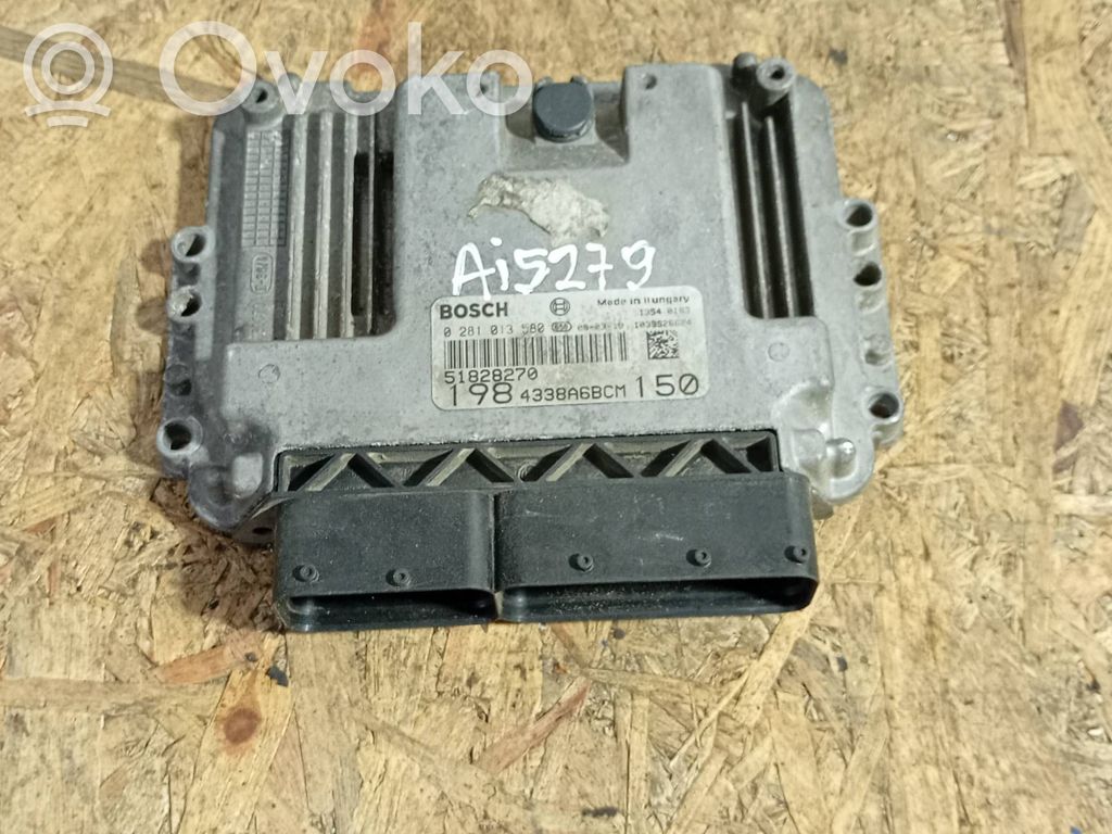 Engine control unit/module   0281013580,51828270,4338A6BCM