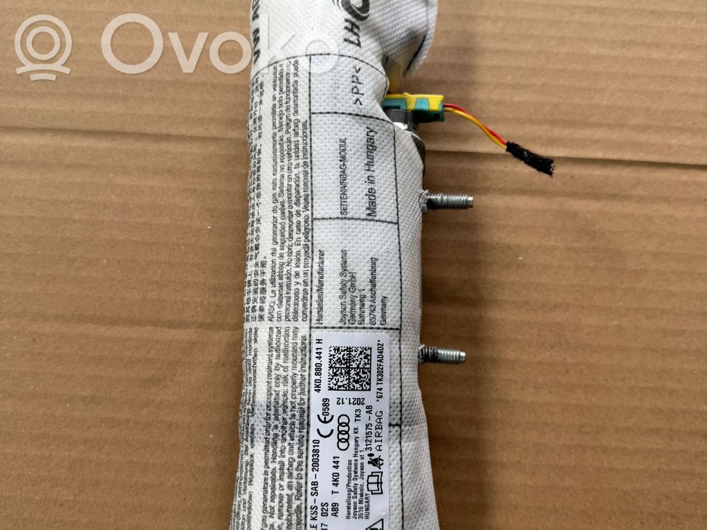 Audi A6 S6 C8 4K Sēdekļa drošības spilvens 
