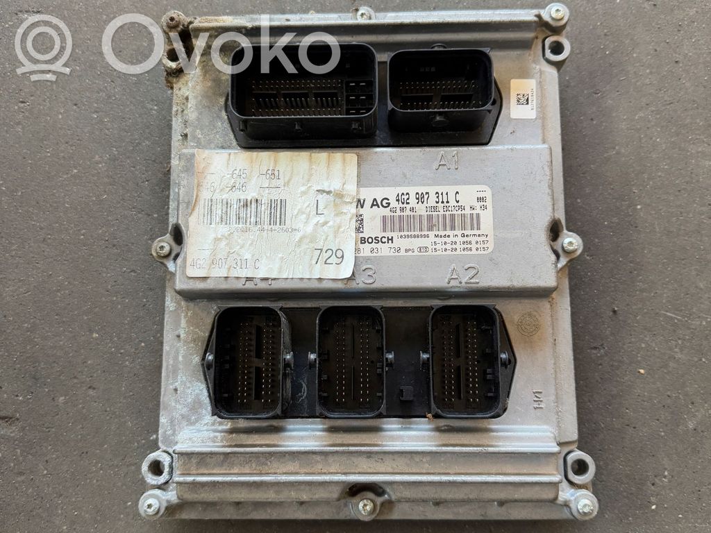 Engine control unit/module   4G2907311C