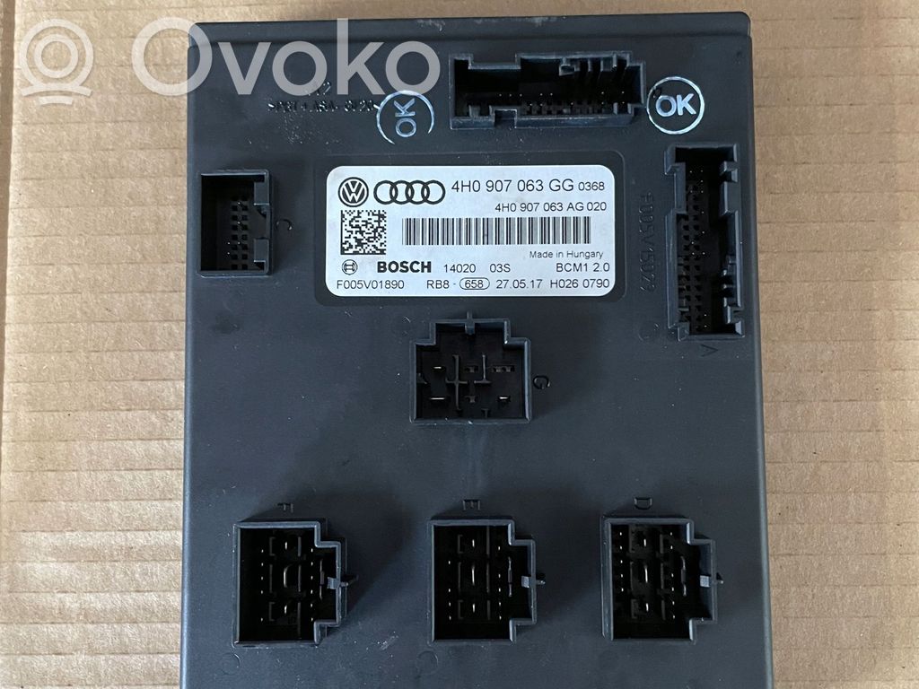 Audi A6 S6 C7 4G Moduł / Sterownik komfortu 