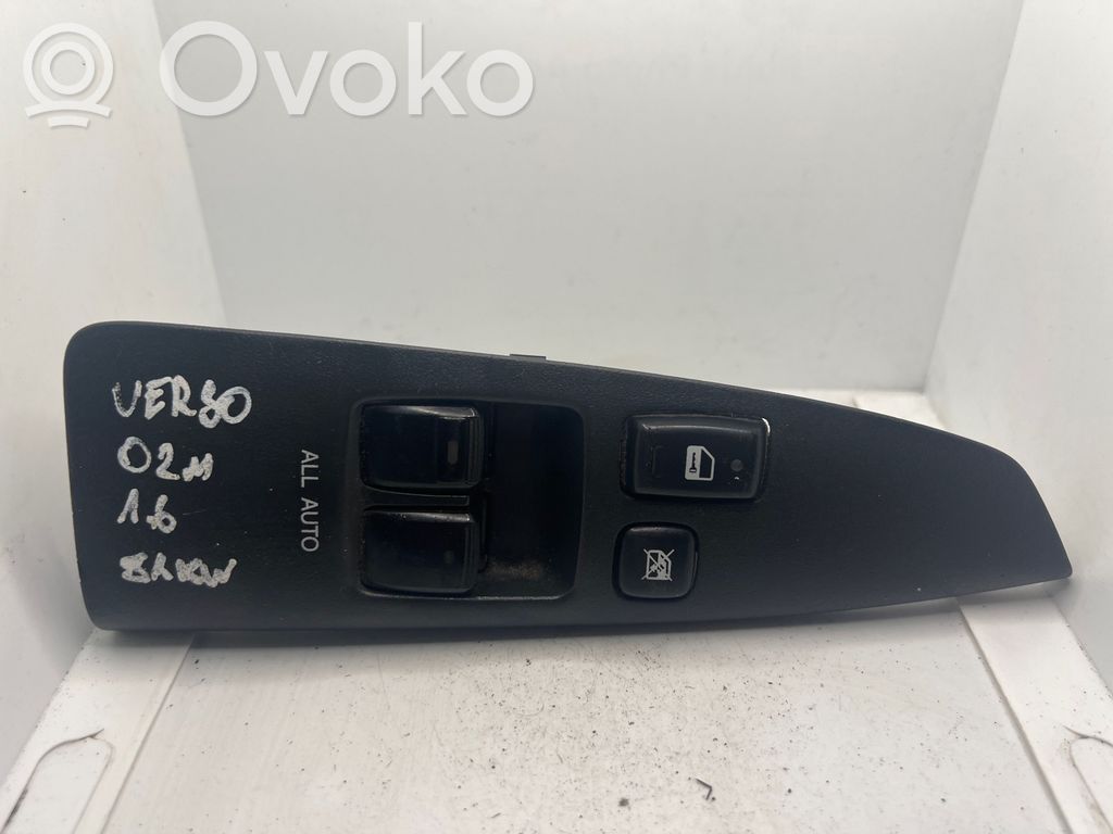 Toyota Corolla Verso E121 Interruptor del elevalunas eléctrico 
