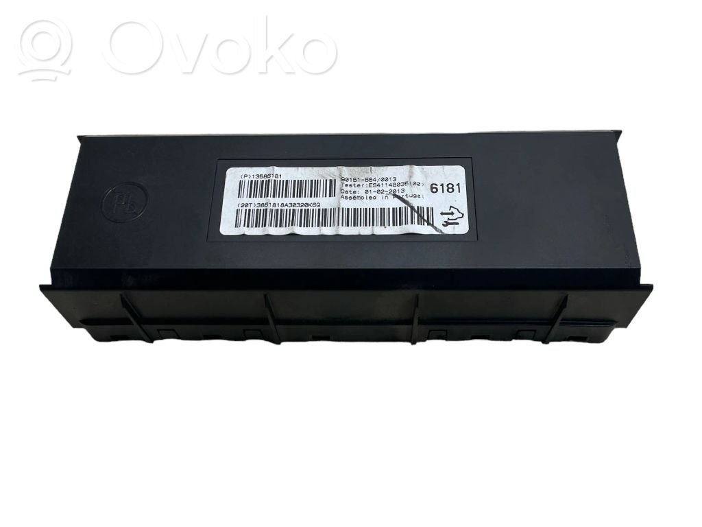 Opel Meriva B Climate control unit 