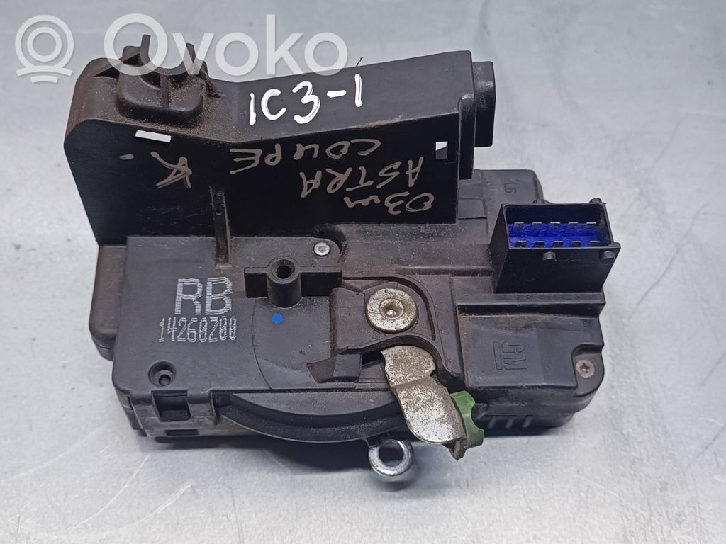 Opel Astra G Front door lock 