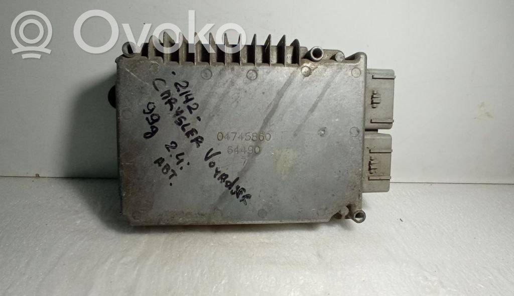 Engine control unit/module   04745860,64490