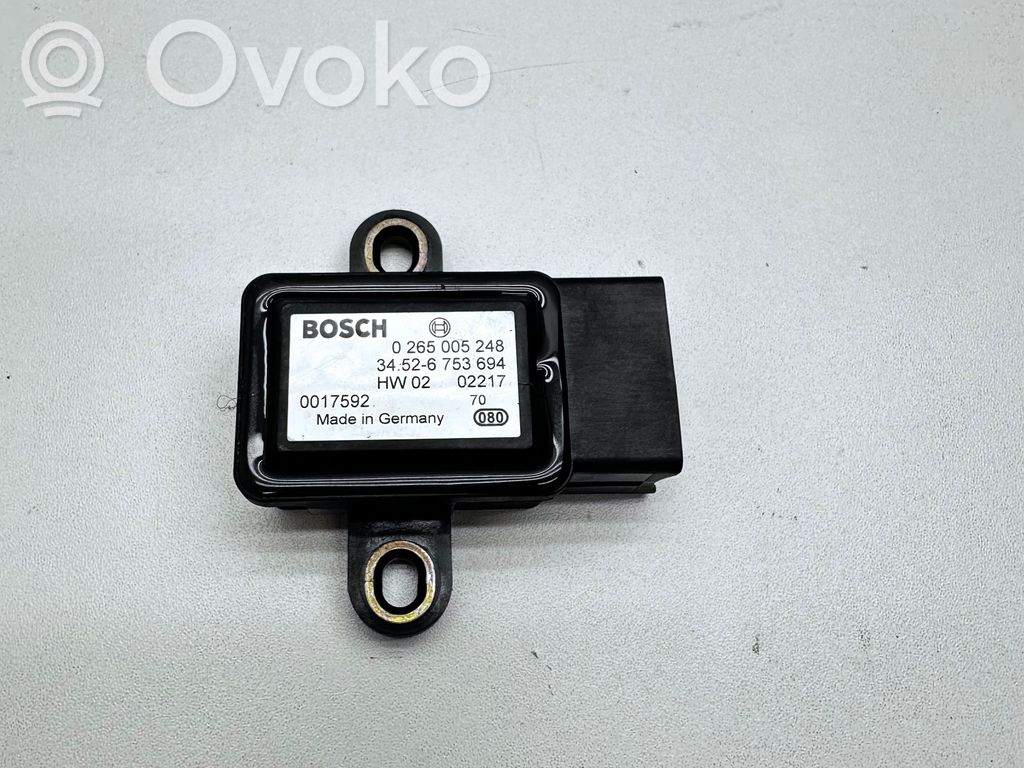 BMW 5 E39 ESP acceleration yaw rate sensor 