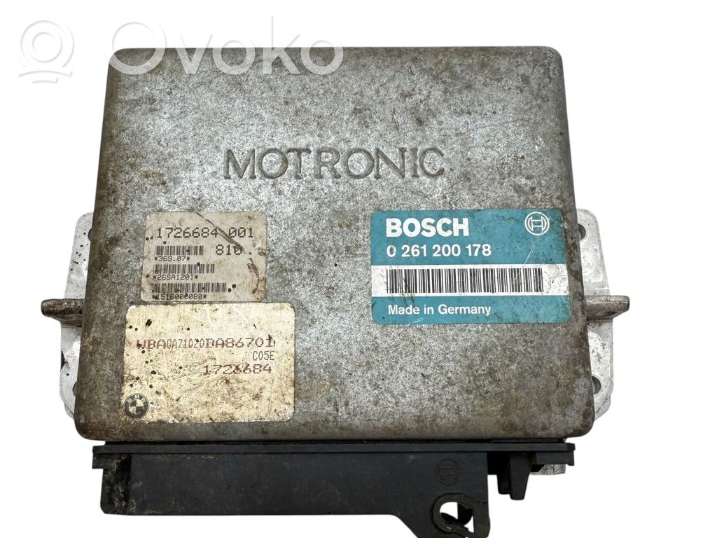 BMW 7 E32 Engine control unit/module 