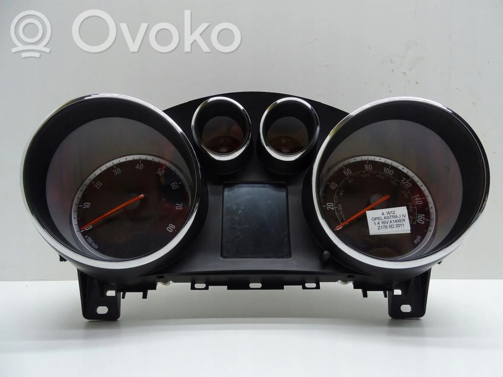 Opel Astra J Speedometer (instrument cluster) 