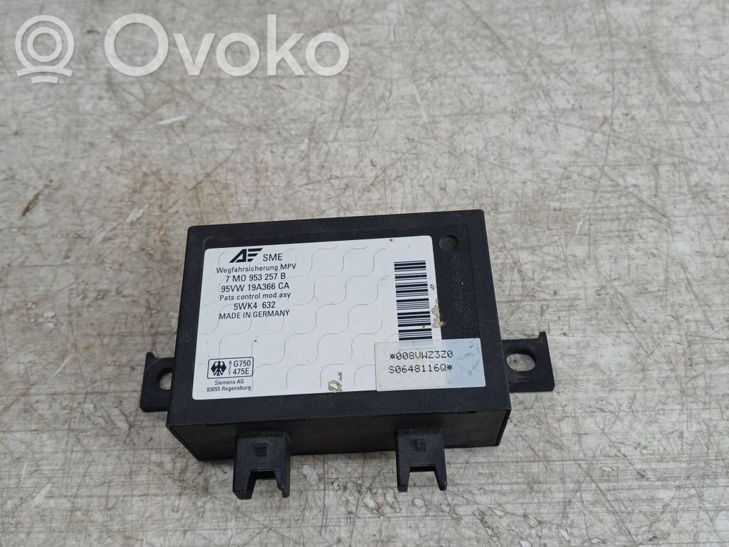 Volkswagen Sharan Immobilizer control unit/module 