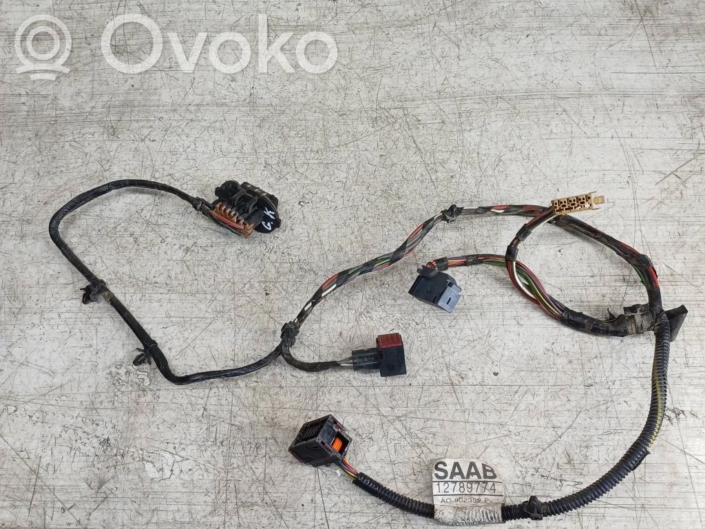 Saab 9-3 Ver2 Cableado de puerta trasera 