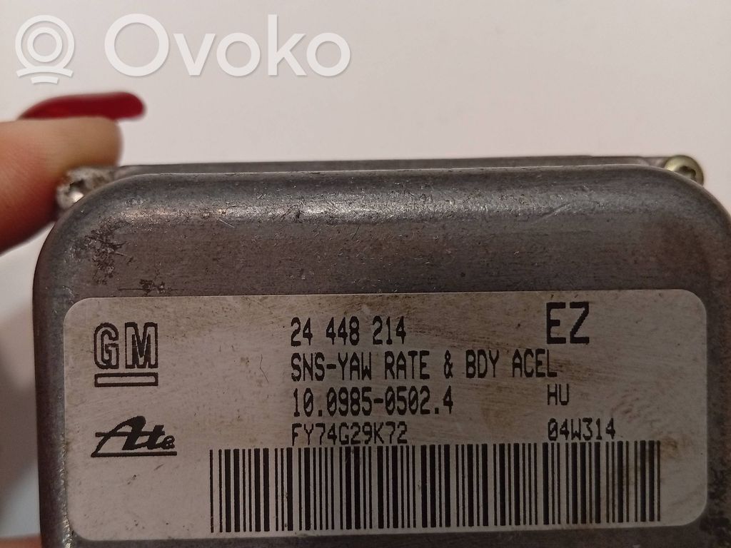 Opel Astra H ESP acceleration yaw rate sensor 