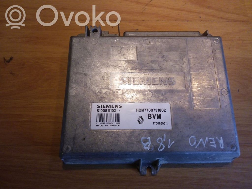 Engine control unit/module   S100811102E,HOM7700731802,7700859511