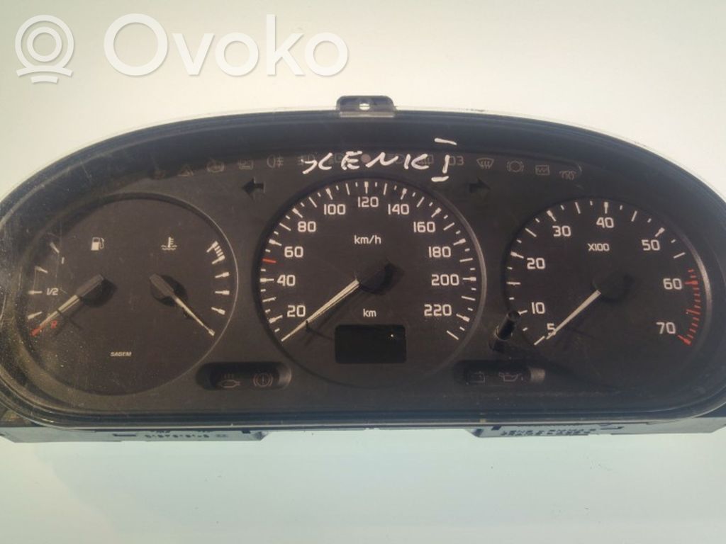 Renault Scenic I Speedometer (instrument cluster) 
