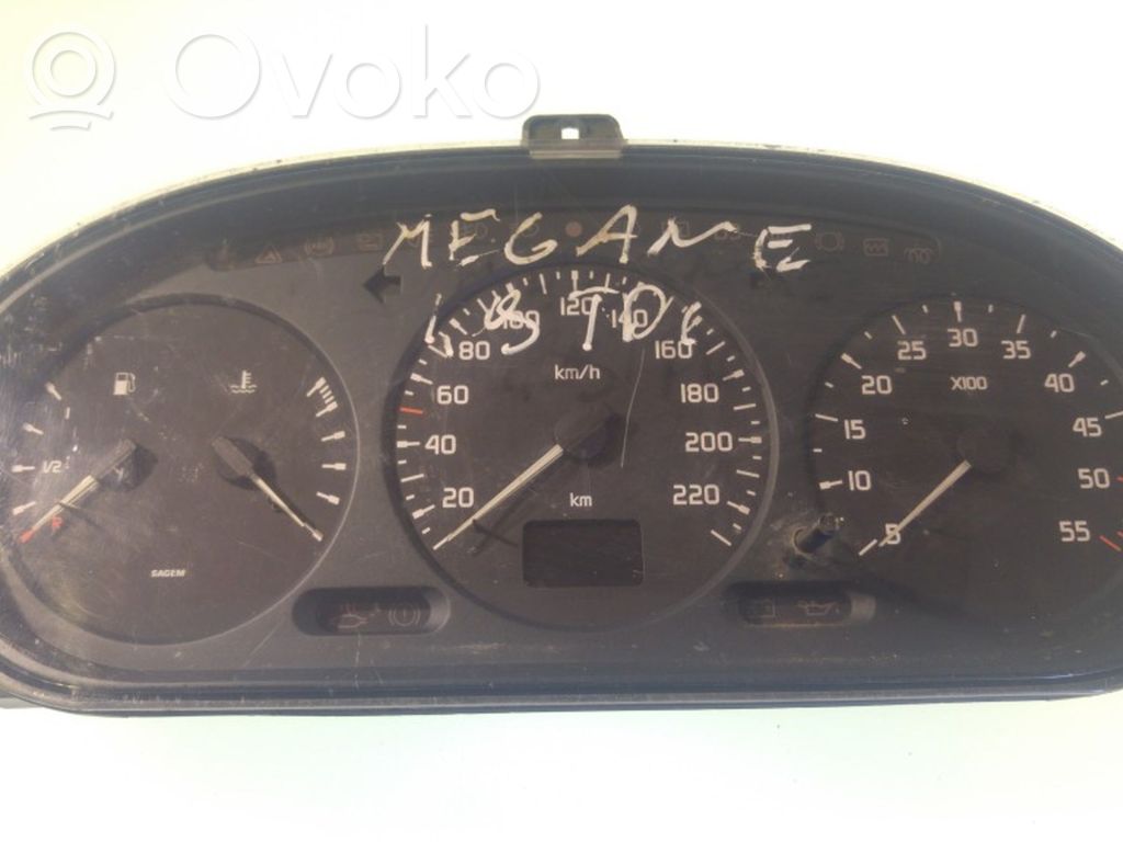 Renault Megane I Speedometer (instrument cluster) 