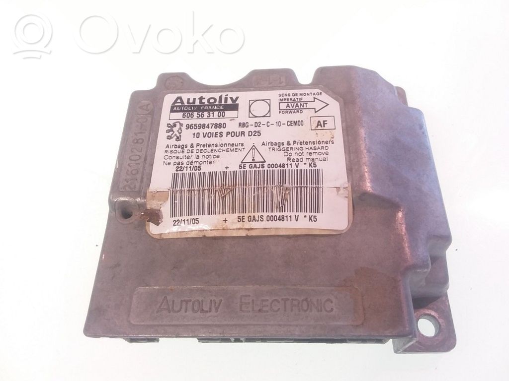 Peugeot 407 Airbag control unit/module 