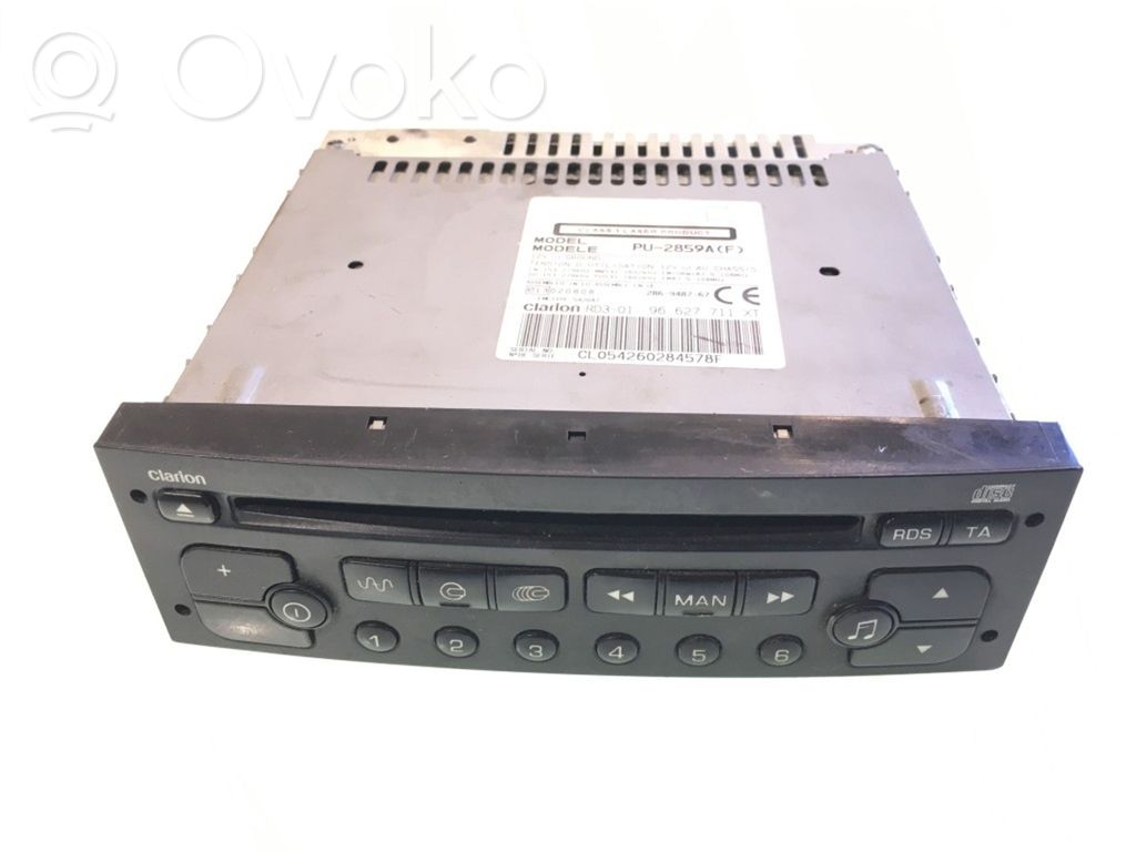 Peugeot 307 Panel / Radioodtwarzacz CD/DVD/GPS 