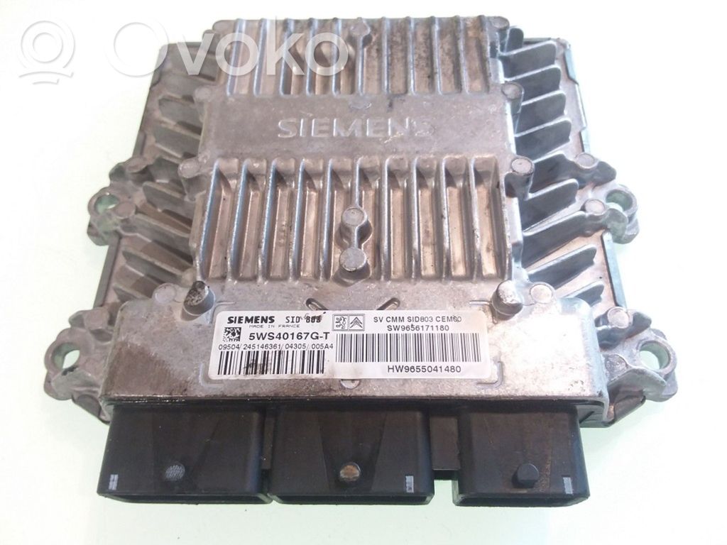Peugeot 407 Engine control unit/module 