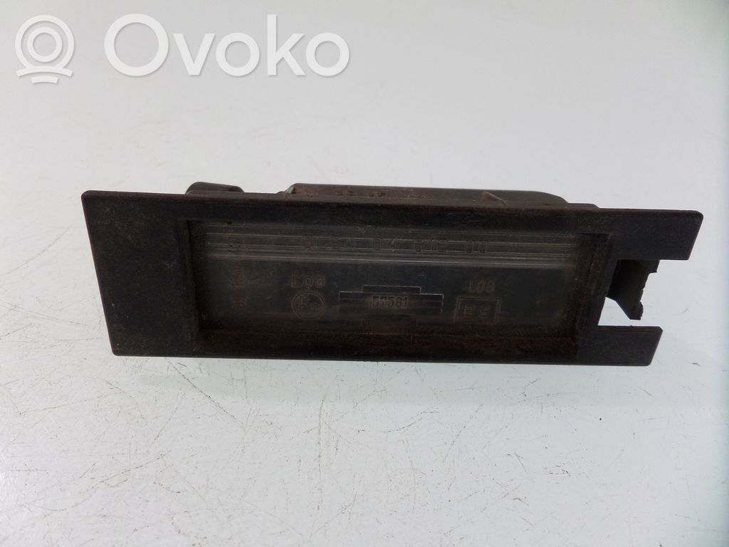 Opel Vectra C Éclairage de plaque d'immatriculation 