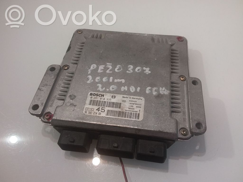 Peugeot 307 Engine control unit/module 