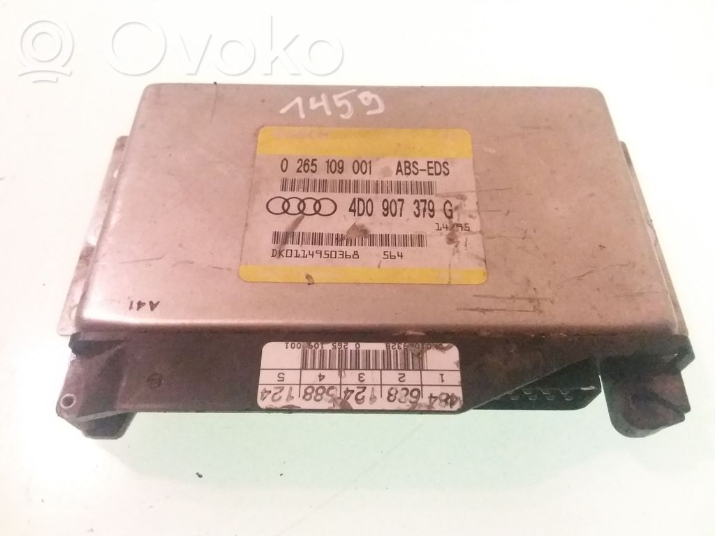 ABS control unit/module   4D0907379G,0265109001
