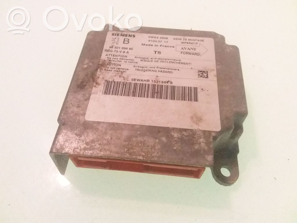 Peugeot 307 Airbag control unit/module 