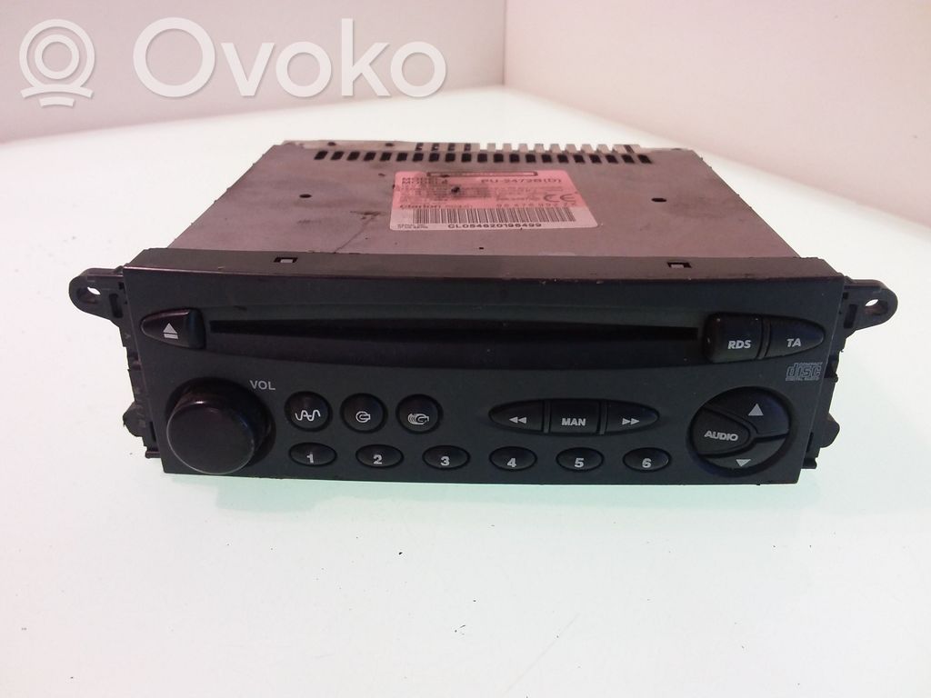 Panel / Radioodtwarzacz CD/DVD/GPS   96476992ZK,CLO54620196499