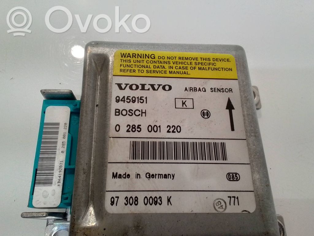 Mercedes-Benz CLK A208 C208 Airbag control unit/module 
