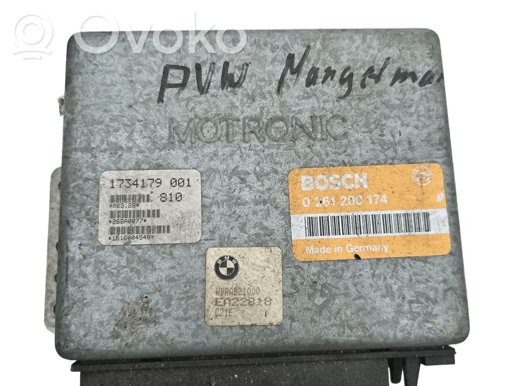 Unité de commande, module ECU de moteur   0261200174