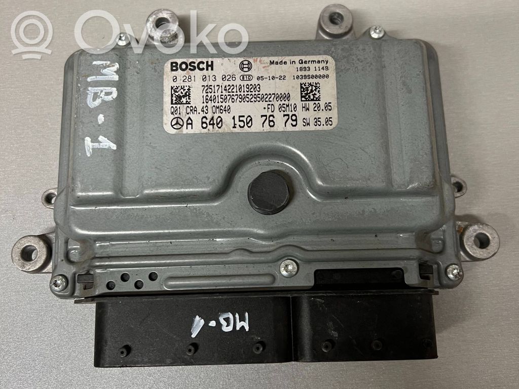 Mercedes-Benz A W169 Engine control unit/module 