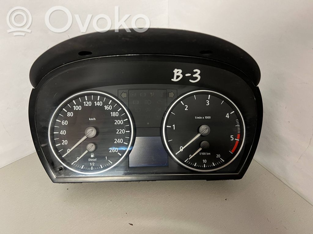 BMW 3 E90 E91 Licznik / Prędkościomierz 