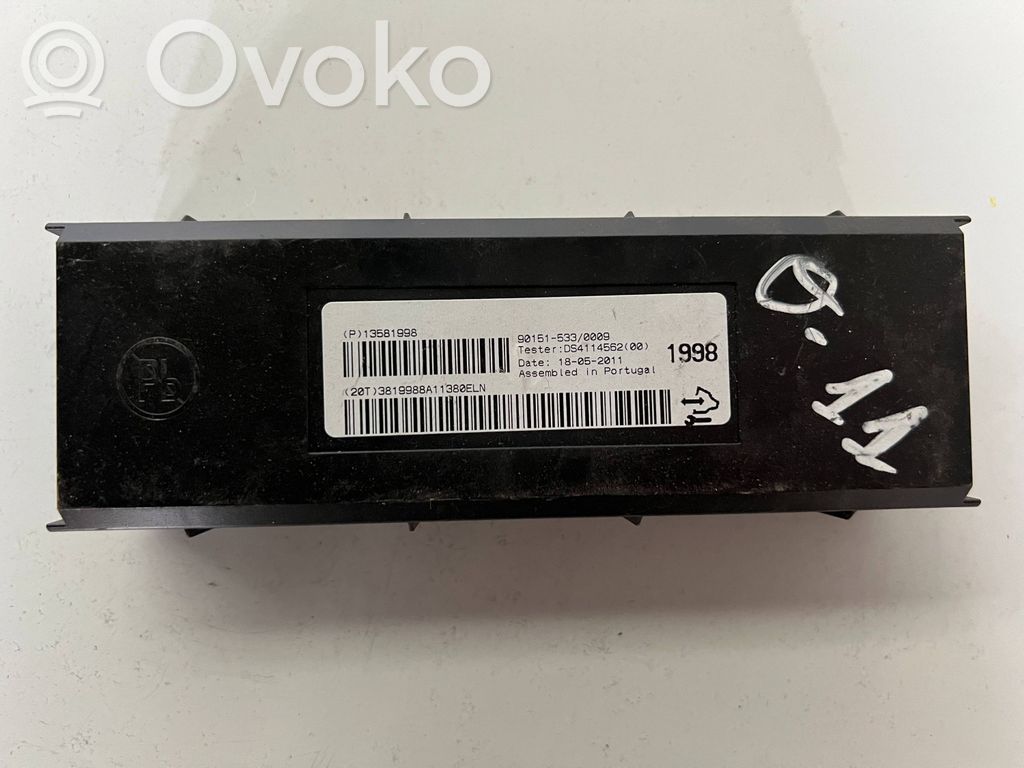 Opel Astra J Autres unités de commande / modules 