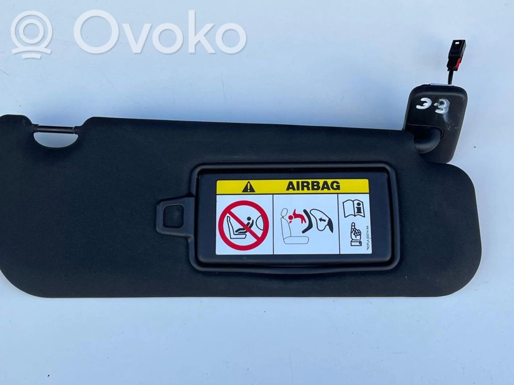Jaguar XE Sun visor 