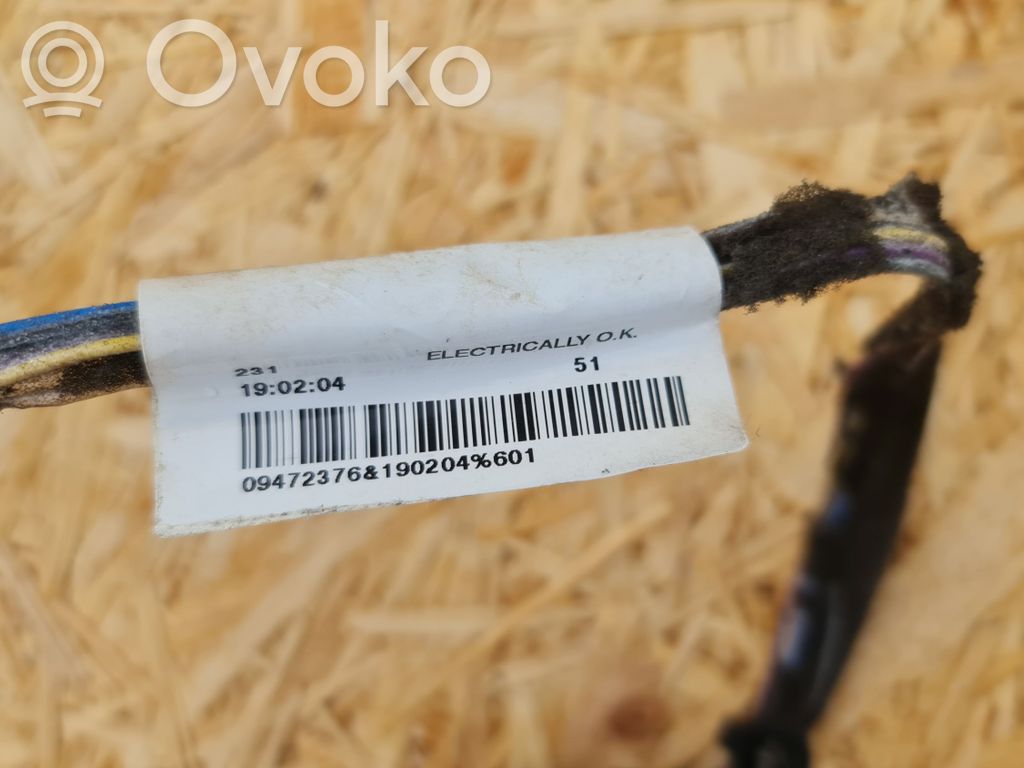 Volvo S60 Cableado de puerta trasera 