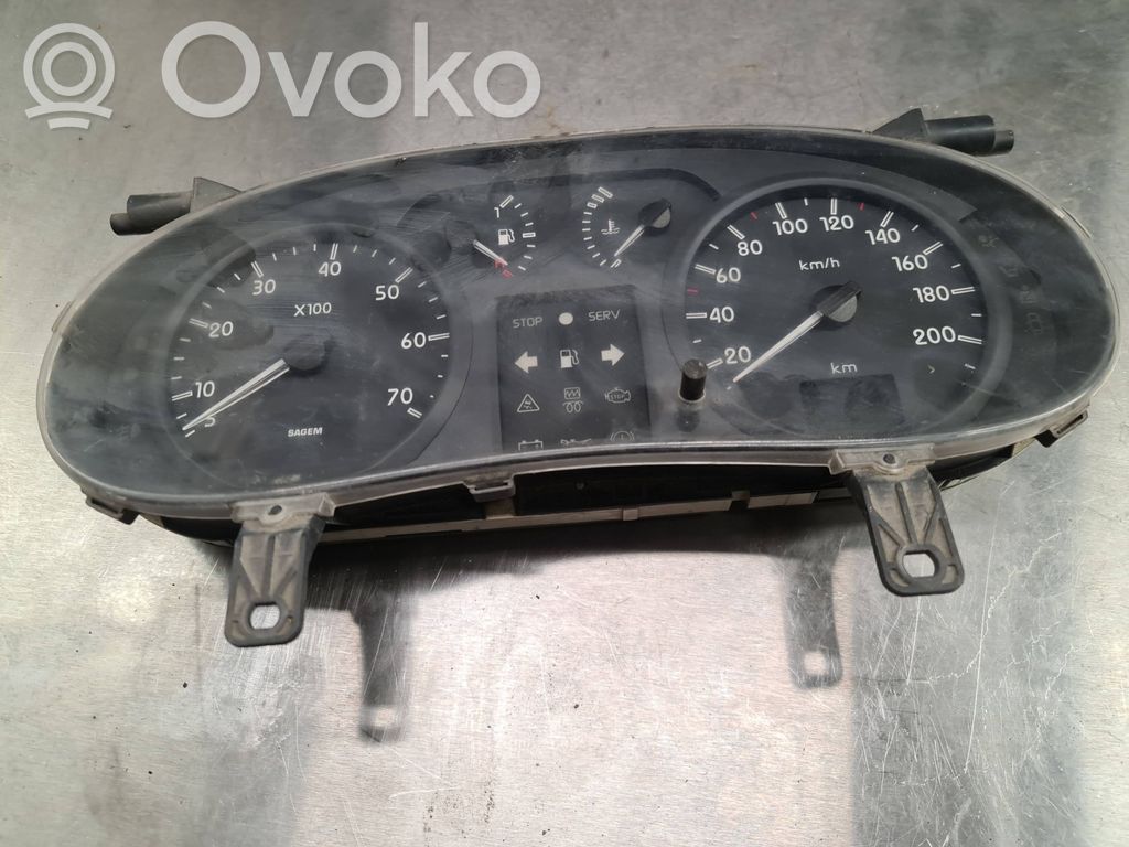 Renault Megane II Speedometer (instrument cluster) 