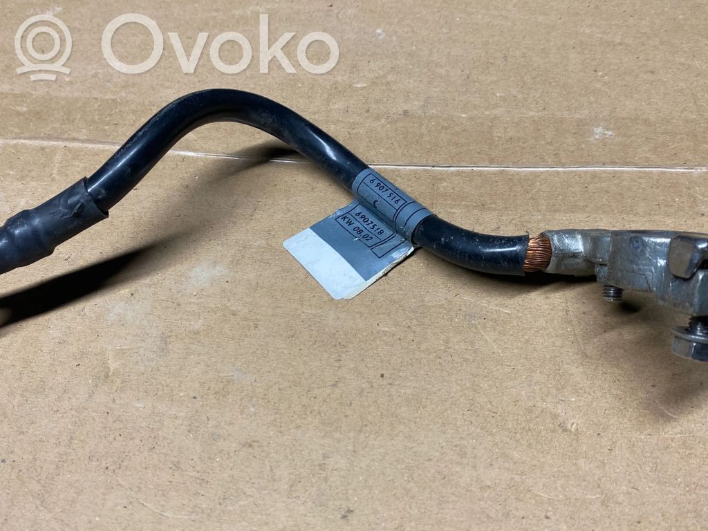 BMW 7 E65 E66 Minusinis laidas (akumuliatoriaus) 