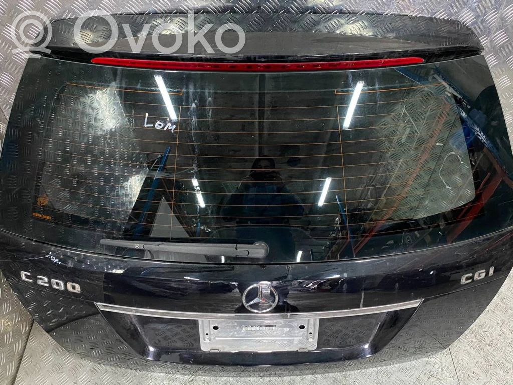 Mercedes-Benz C W204 Aizmugurējais pārsegs (bagāžnieks) 