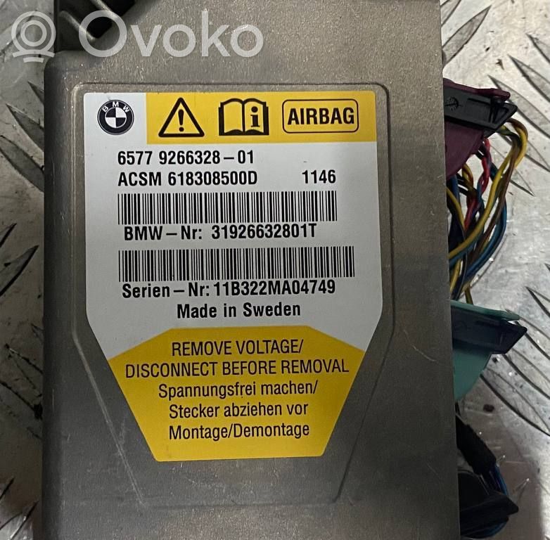 BMW 7 F01 F02 F03 F04 Gaisa spilvenu vadības bloks 