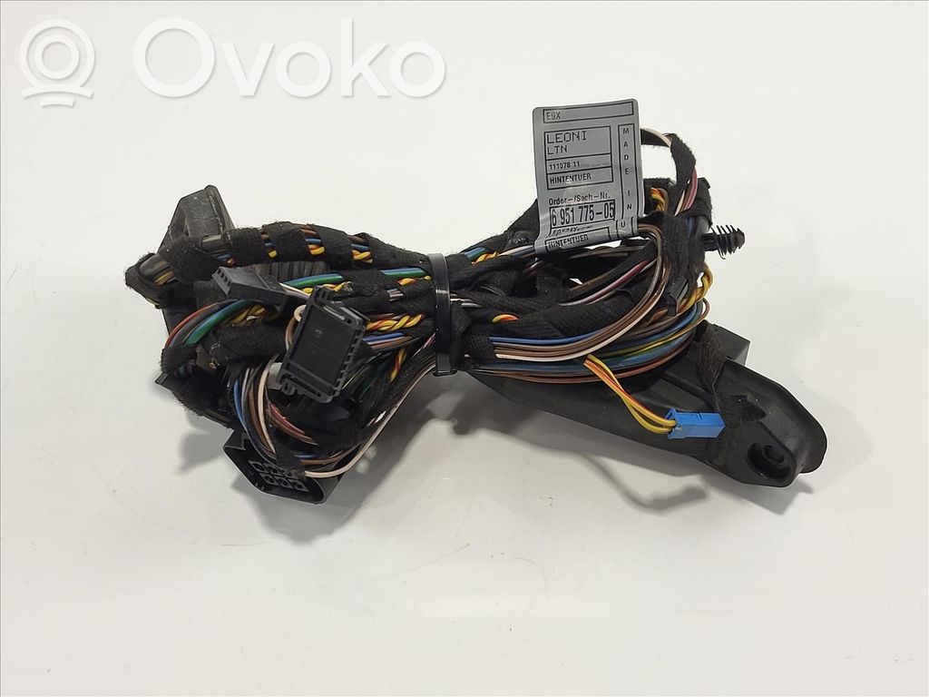 BMW 3 E90 E91 Cableado de puerta trasera 