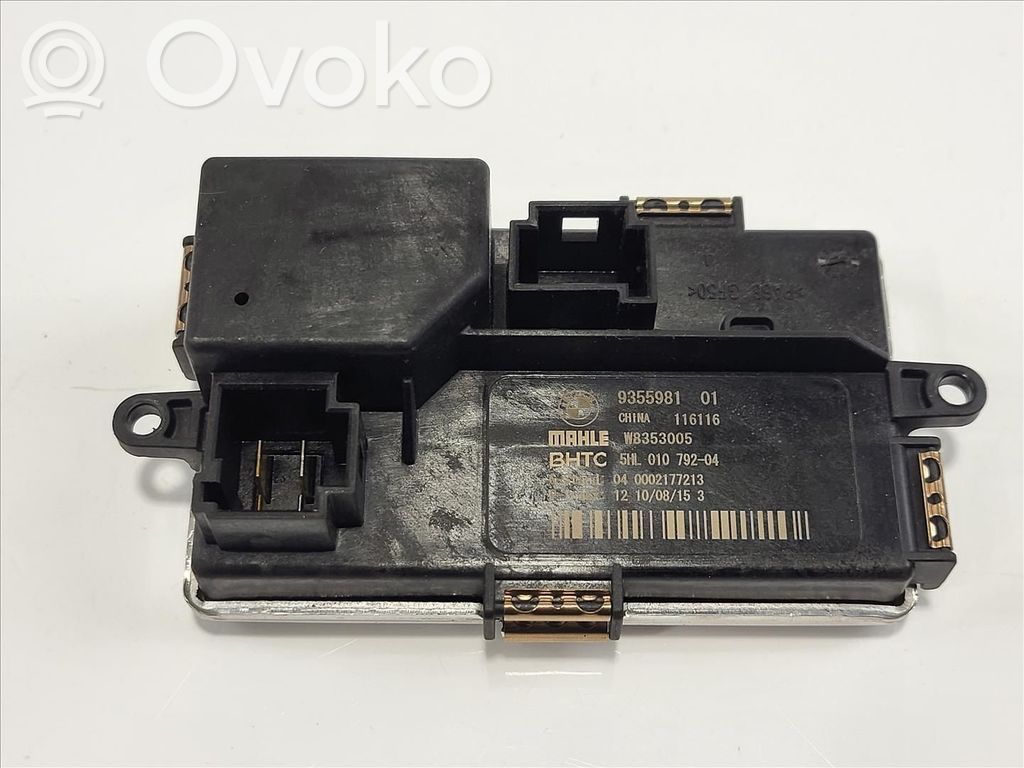BMW 5 F10 F11 Motor aerotermă/rezistor ventilator