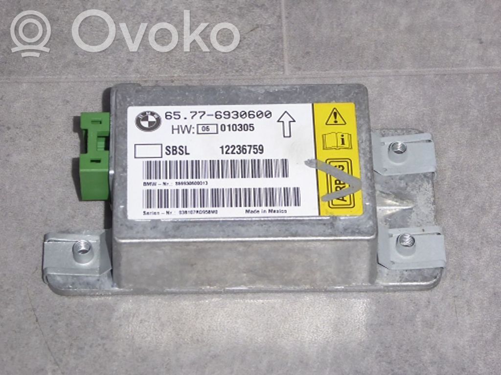 BMW 7 E65 E66 Airbagsensor Crashsensor Drucksensor 