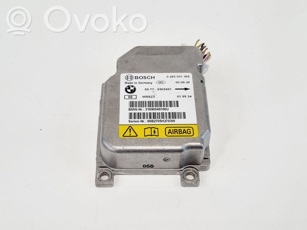 BMW 3 E46 Unitate/modul de comandă airbaguri 