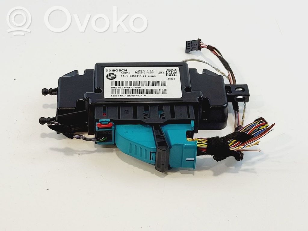 BMW 3 F30 F35 F31 Unitate/modul de comandă airbaguri 