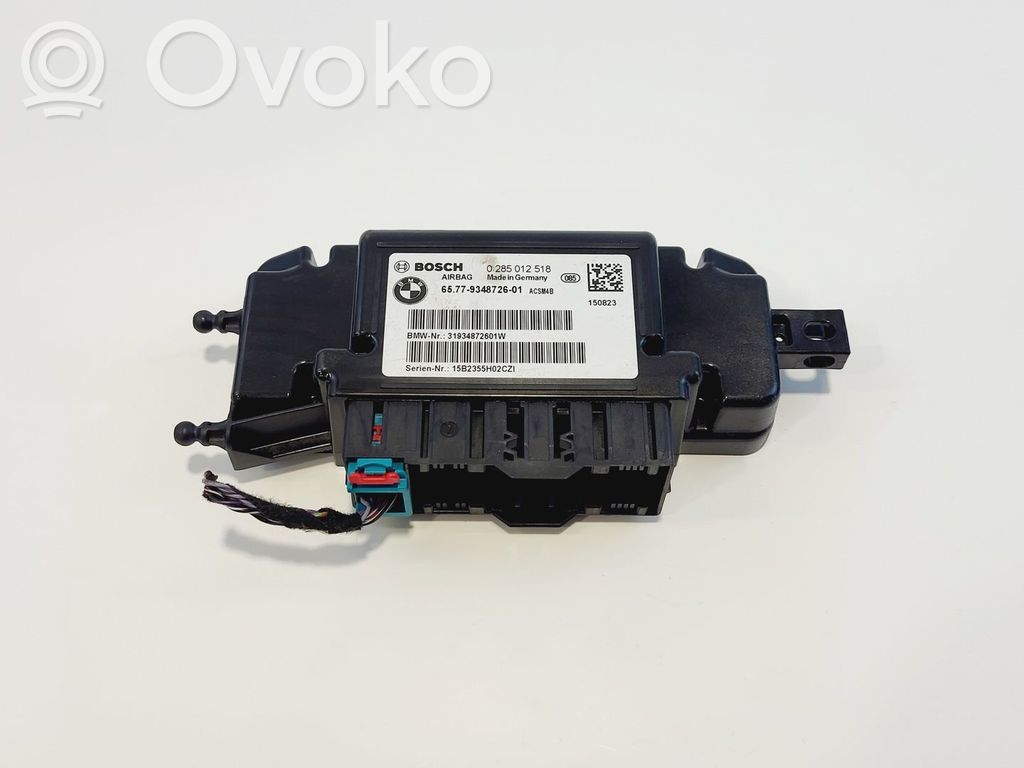 BMW 4 F36 Gran coupe Unitate/modul de comandă airbaguri 