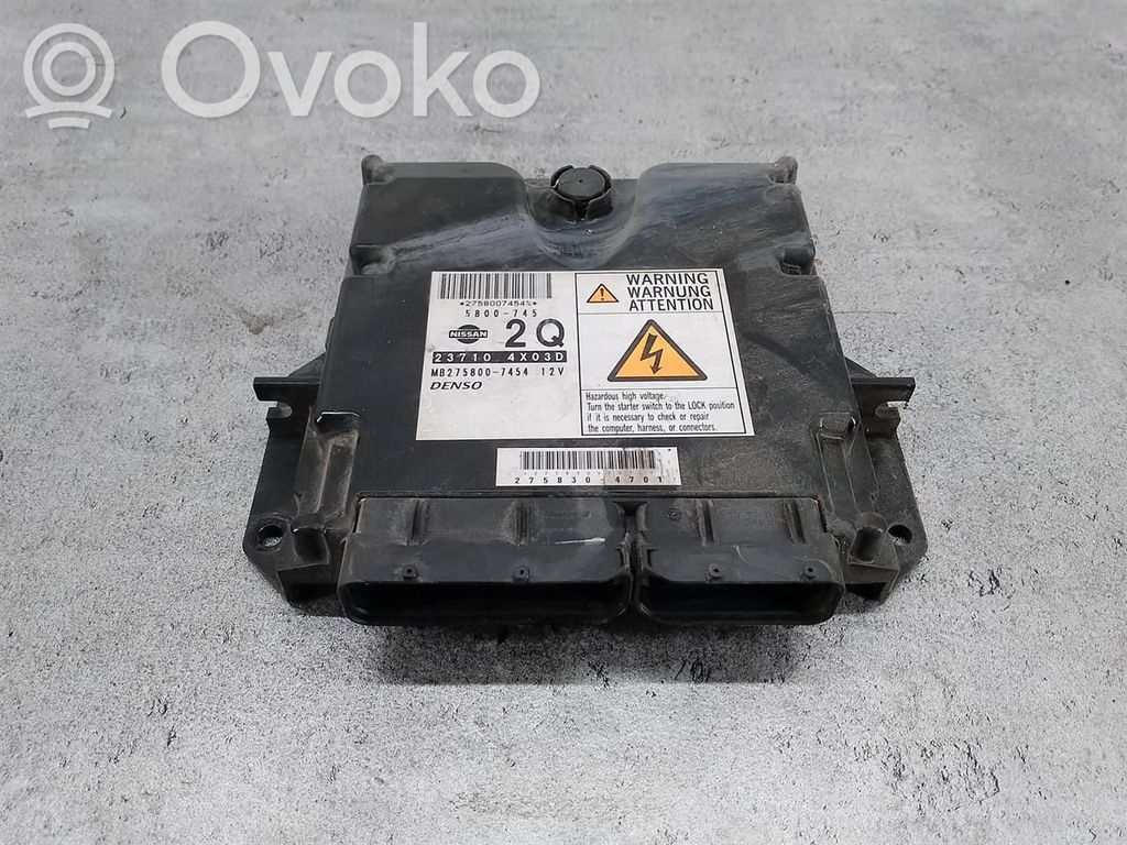Engine control unit/module ECU   237104X03D