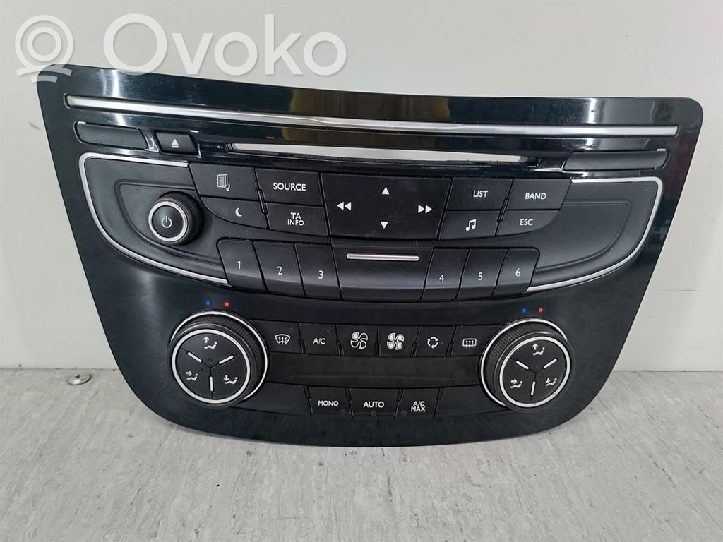 Peugeot 508 Moldura del climatizador/control de calefacción 