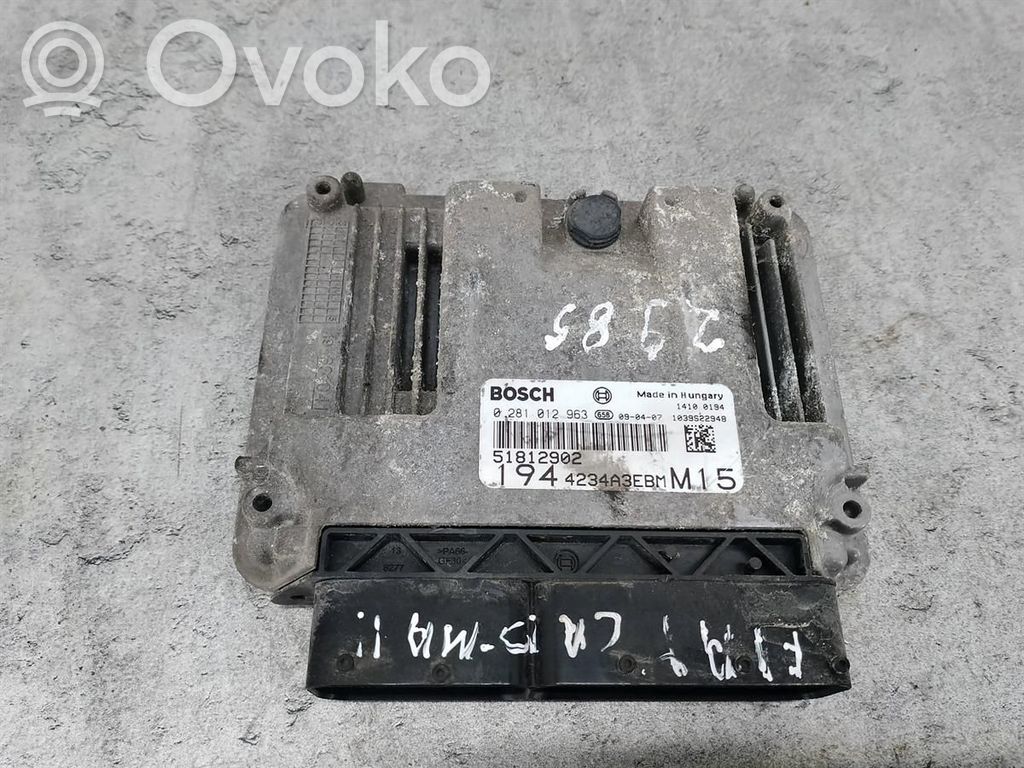 Engine control unit/module ECU   51812902