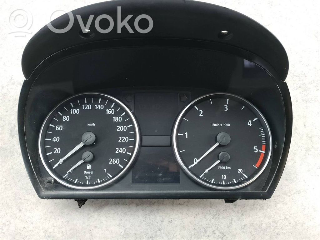 BMW 3 E90 E91 Geschwindigkeitsmesser Cockpit 