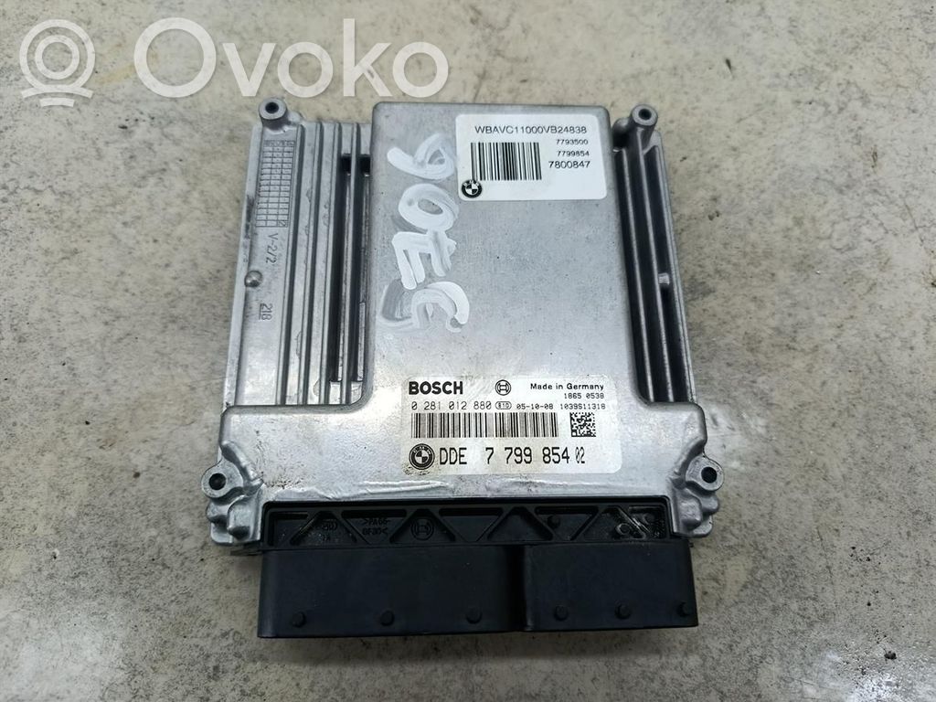 BMW 3 E90 E91 Engine control unit/module ECU 